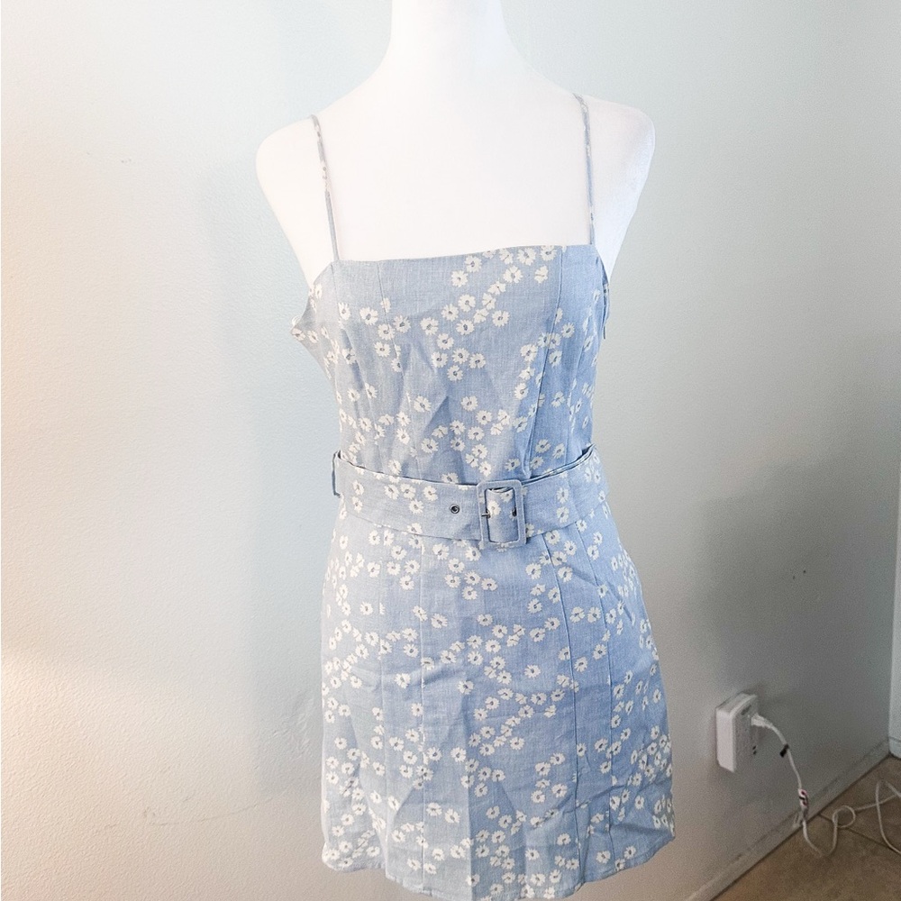 Zara Elegant Blue Dress